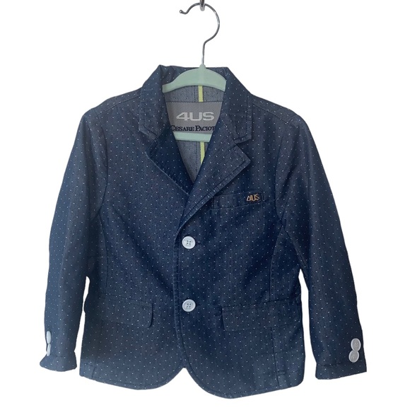 Italian Designer Cesare Paciotti 4US Micro-Dot Baby Blazer - Picture 3 of 12
